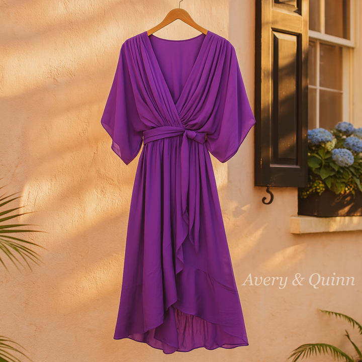 Adrianne | Elegant Silk Dress